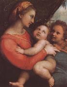 RAFFAELLO Sanzio The virgin mary and younger John oil painting artist